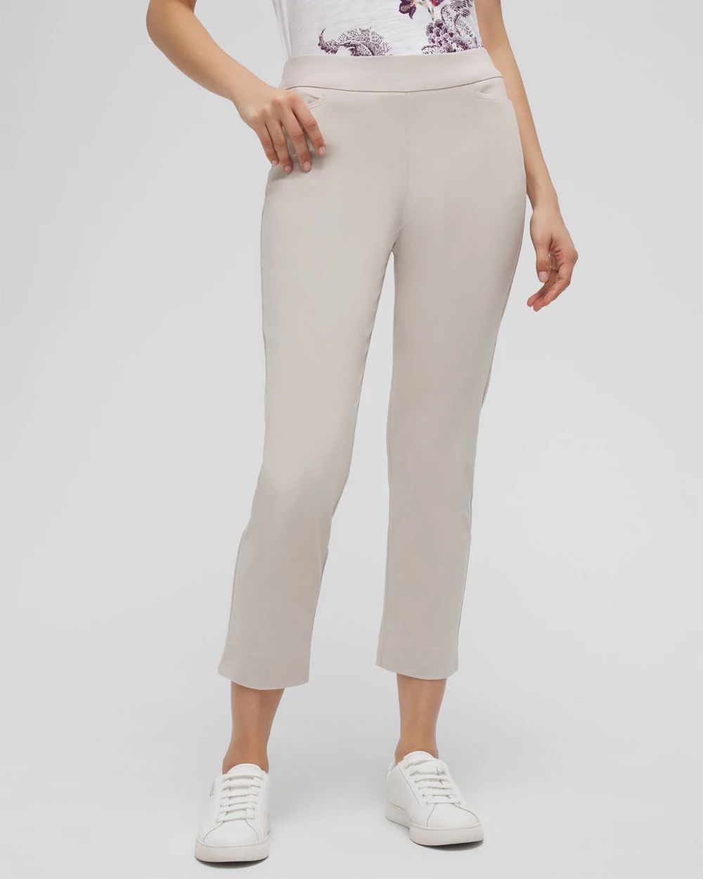 Brigitte™ Pull-On Slim Cropped Pants