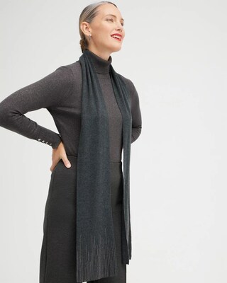 Cashmere Blend Embellished Scarf