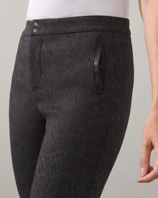 Superior Stretch Textured Ankle Pants
