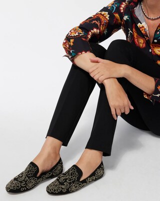 Embellished Loafers