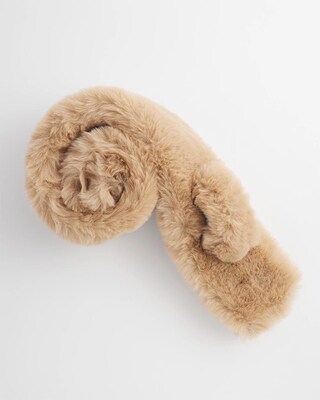 Faux Fur Pull-through Scarf click to view larger image.