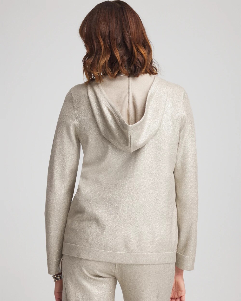 Zenergy® Luxe Foiled Cashmere Blend Hoodie