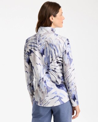 Zenergy® UPF Botanic Half Zip Polo click to view larger image.
