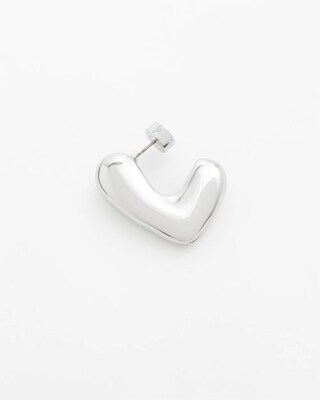 No Droop® Silver Tone Mini Hoops click to view larger image.