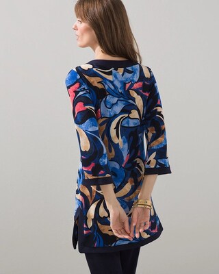 Travelers Border Print Tunic