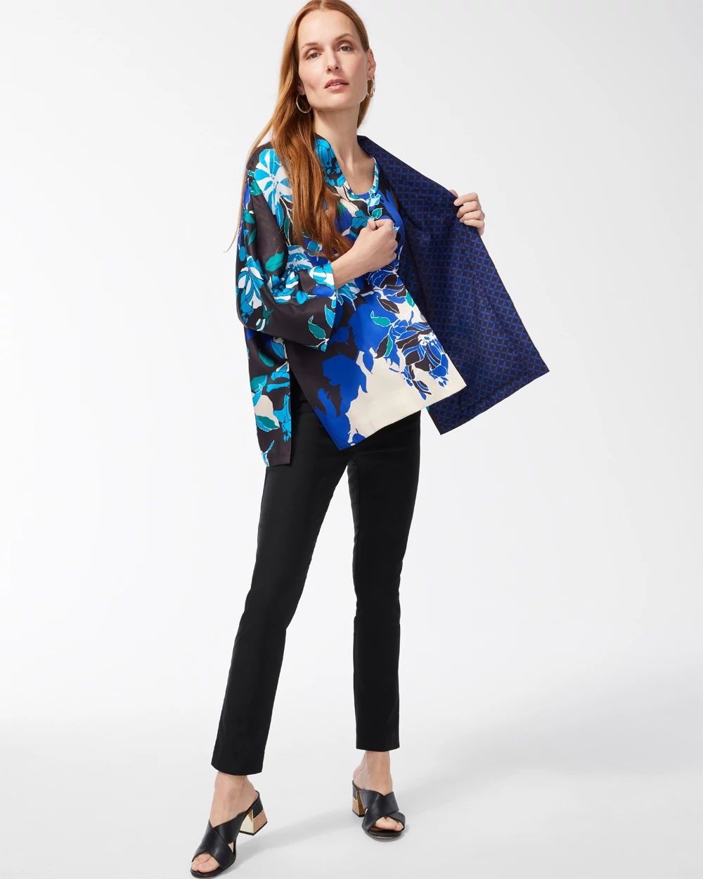Floral Short Kimono