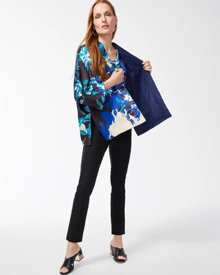 Floral Short Kimono
