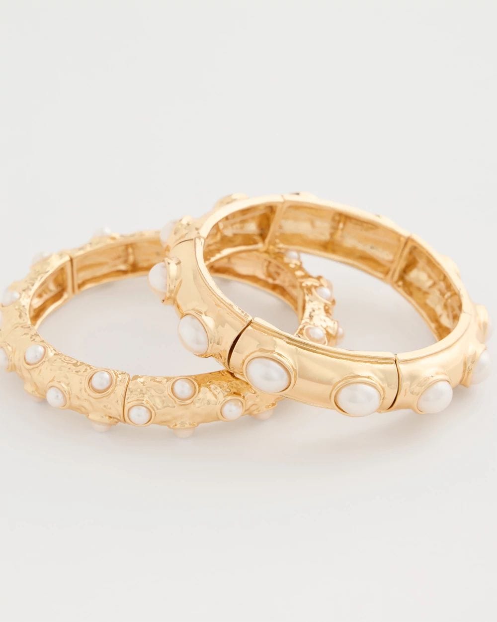 Stretch Cuff Bracelet Set of Two