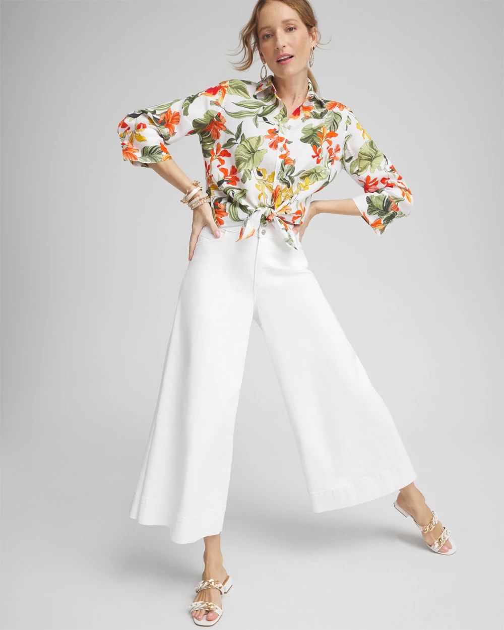 Denim Trouser Culottes click to view larger image.