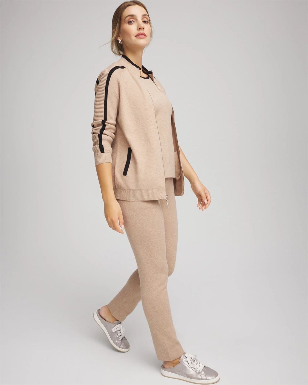 Zenergy® Luxe Cashmere-Blend Cardigan click to view larger image.