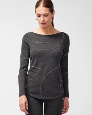 Ball Chain Pullover Sweater