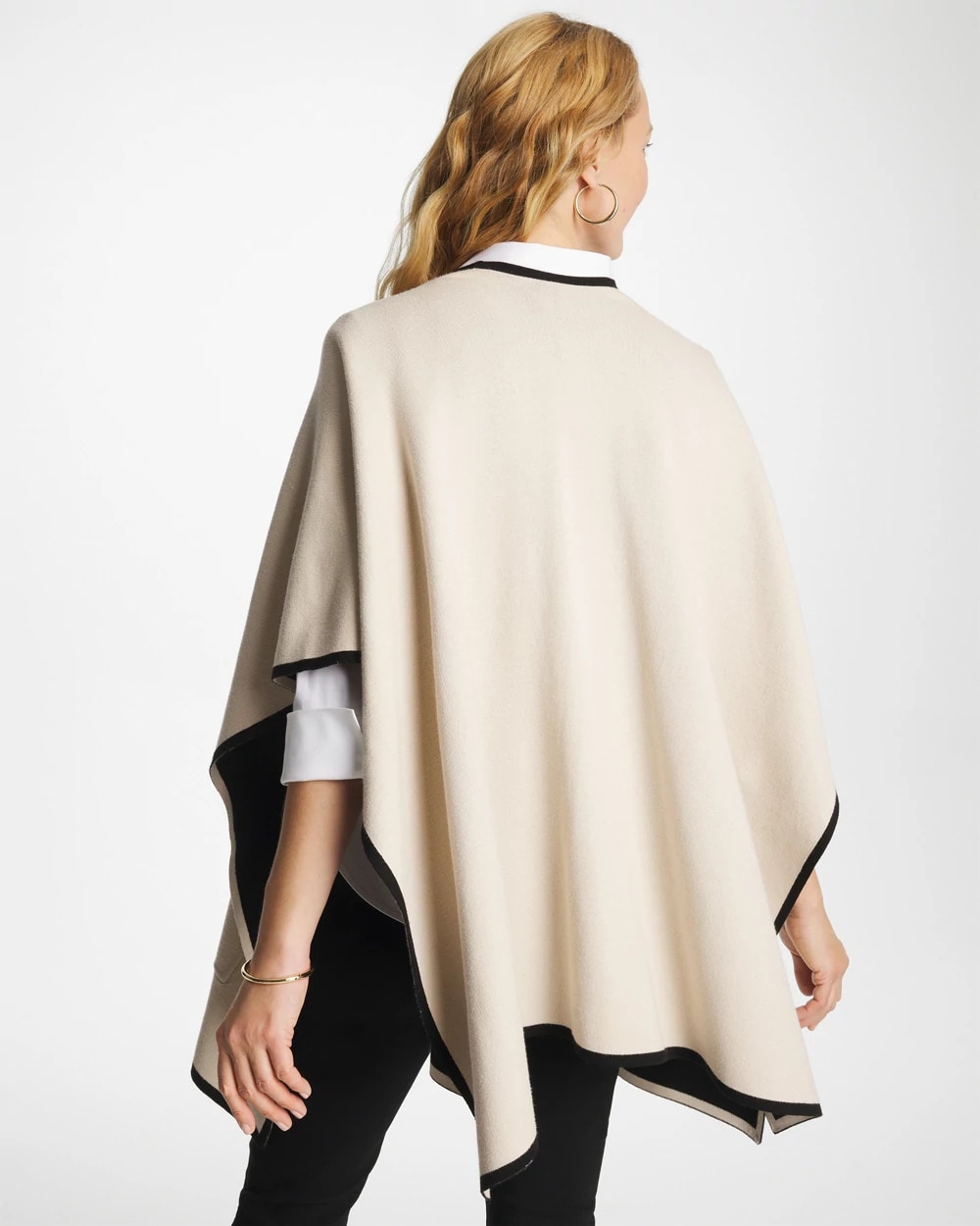 Tipped Tulip Patch Pocket Ruana