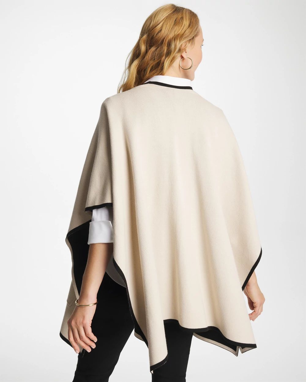 Tipped Tulip Patch Pocket Ruana