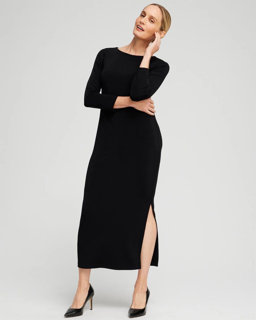 Travelers™ Slit Maxi Dress