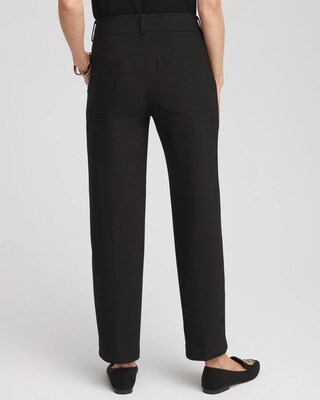 Bi-Stretch Straight Cropped Ankle Pants click to view larger image.