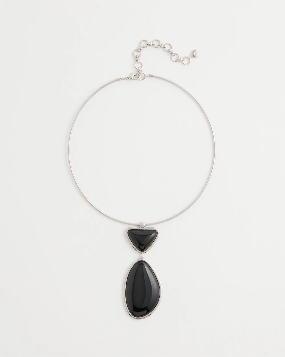Geo Pendant Collar Necklace