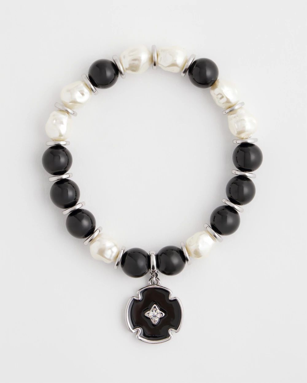 Beaded Stretch Charm Bracelet click to view larger image.
