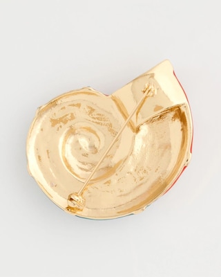 Conch Shell Brooch click to view larger image.