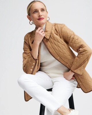 Quilted Mid-Length Jacket
