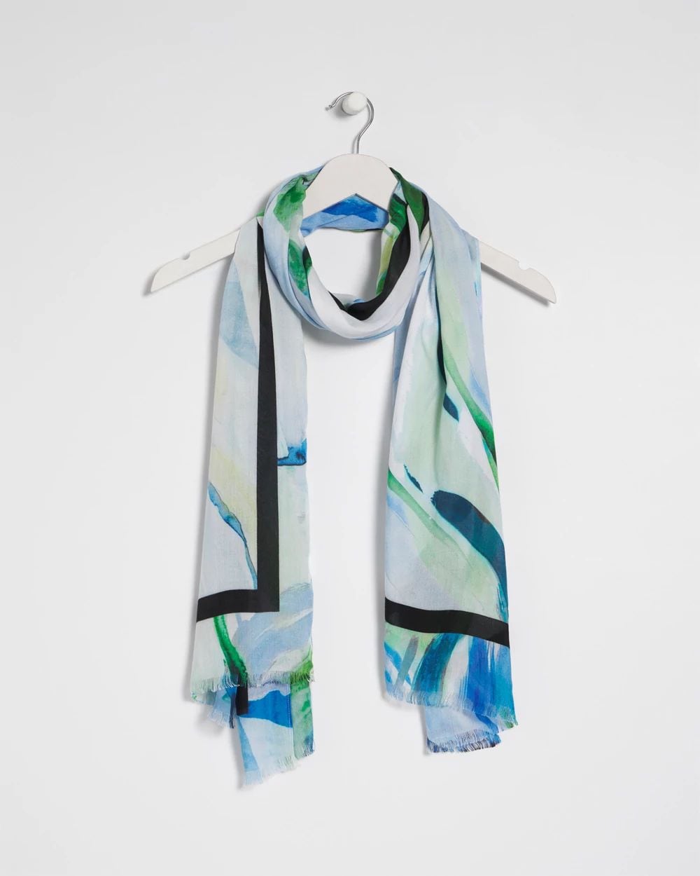Blooming Brush Oblong Scarf