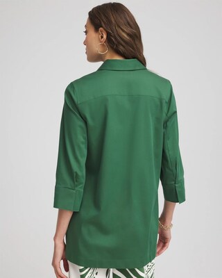 No Iron™ Classic Button Down Tunic click to view larger image.