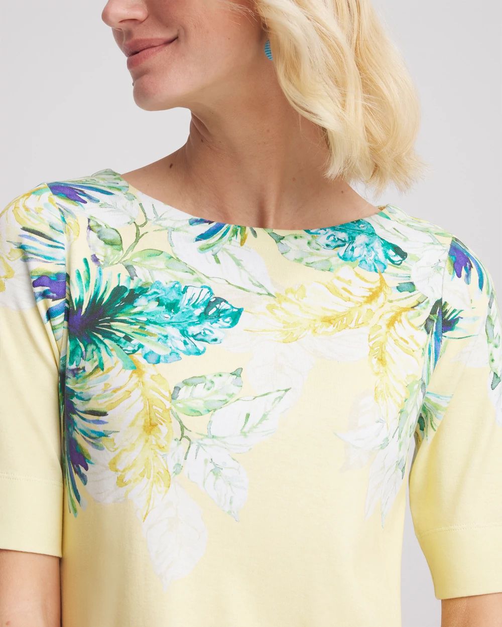 Floral Pima Everyday Tee