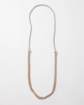 MagneticMix™ Mixed Metal Necklace