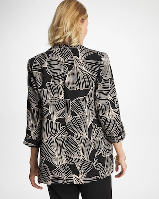 Ginkgo Crepe Blazer click to view larger image.