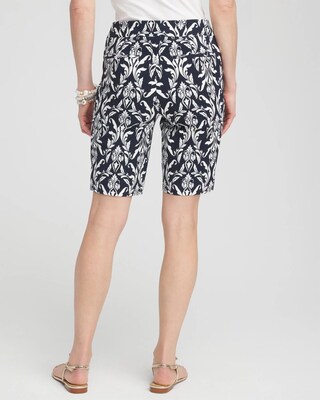 Brigitte 10" Swirl Print Shorts