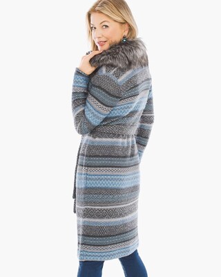 Faux-Fur Elaine Cardigan