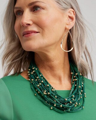 Raffia Short Necklace
