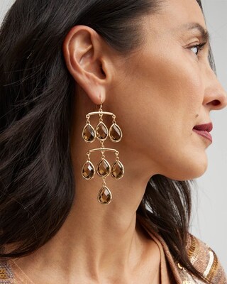 Neutral Chandelier Earrings