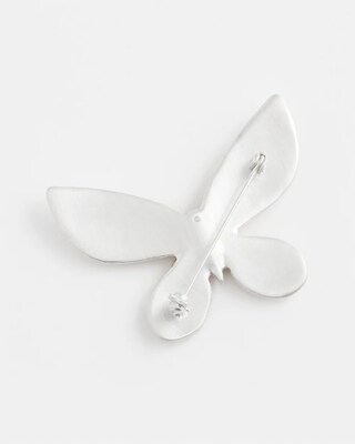 Two Tone Butterfly Brooch click to view larger image.