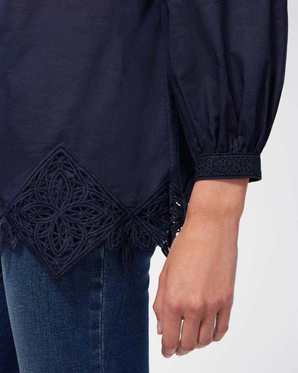 Lace Trim Top
