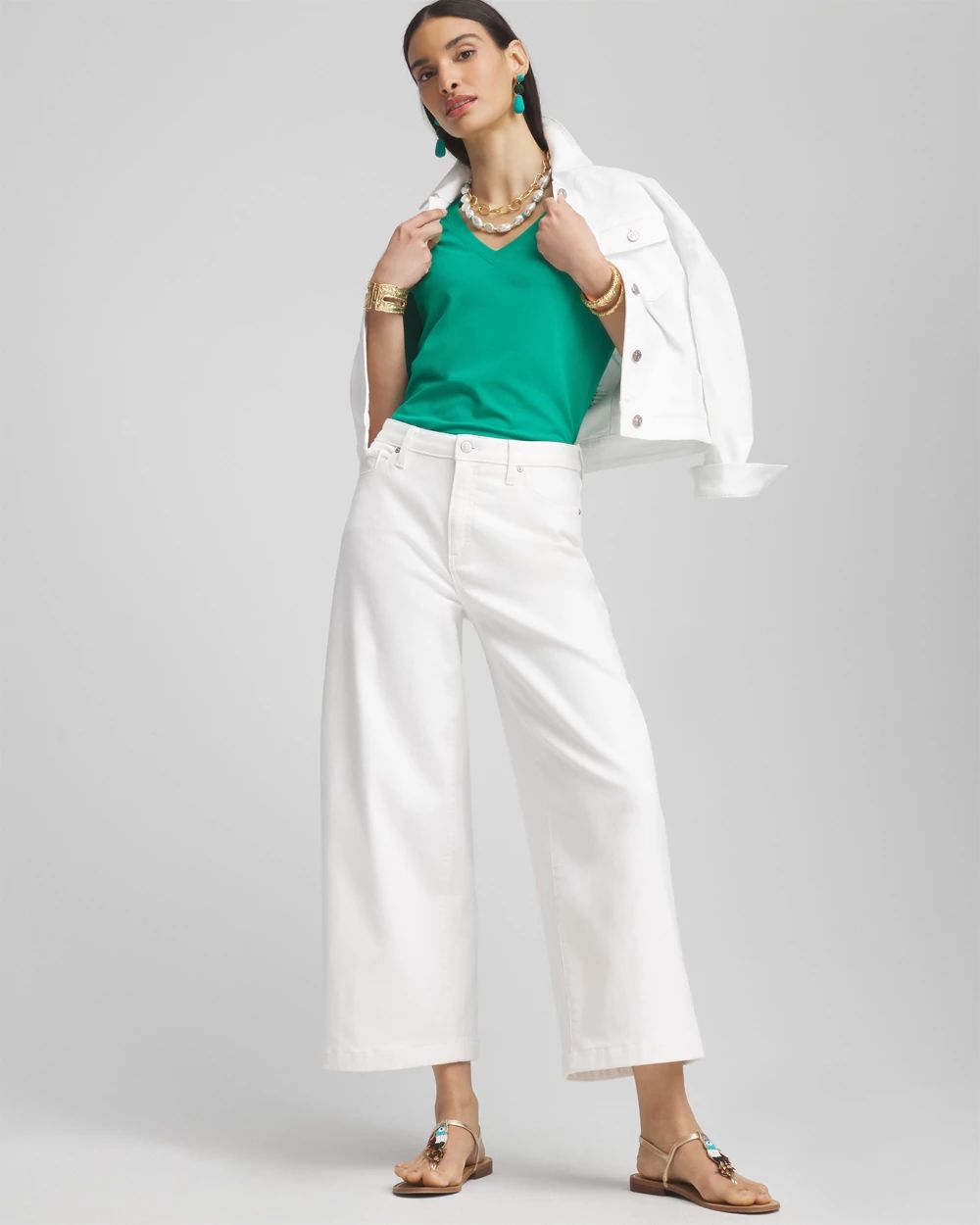 Elbow-Sleeve Perfect Tee click to view larger image.