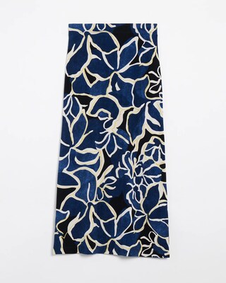 Travelers Floral Midi Skirt