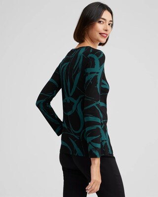 Touch of Cool Abstract Layering Tee
