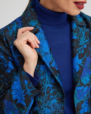 Jacquard Floral Topper