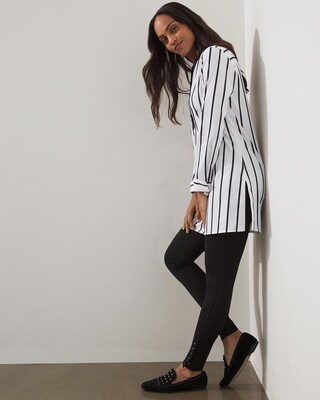 No-Iron Striped Tunic