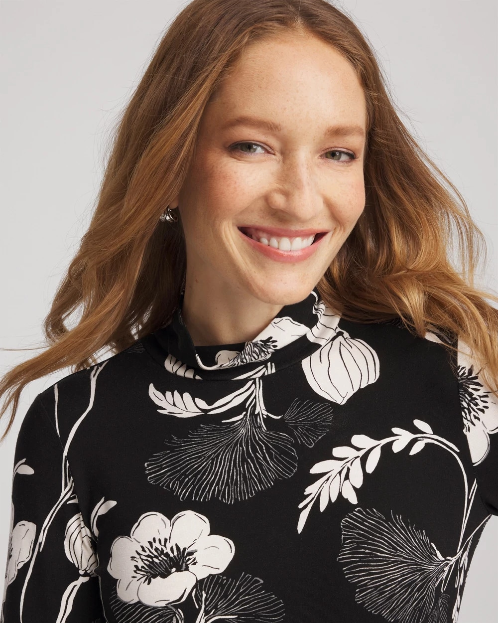 Touch of Cool™ Mockneck Layering Tee