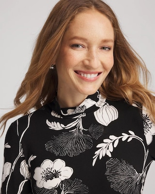 Touch of Cool™ Mockneck Layering Tee click to view larger image.