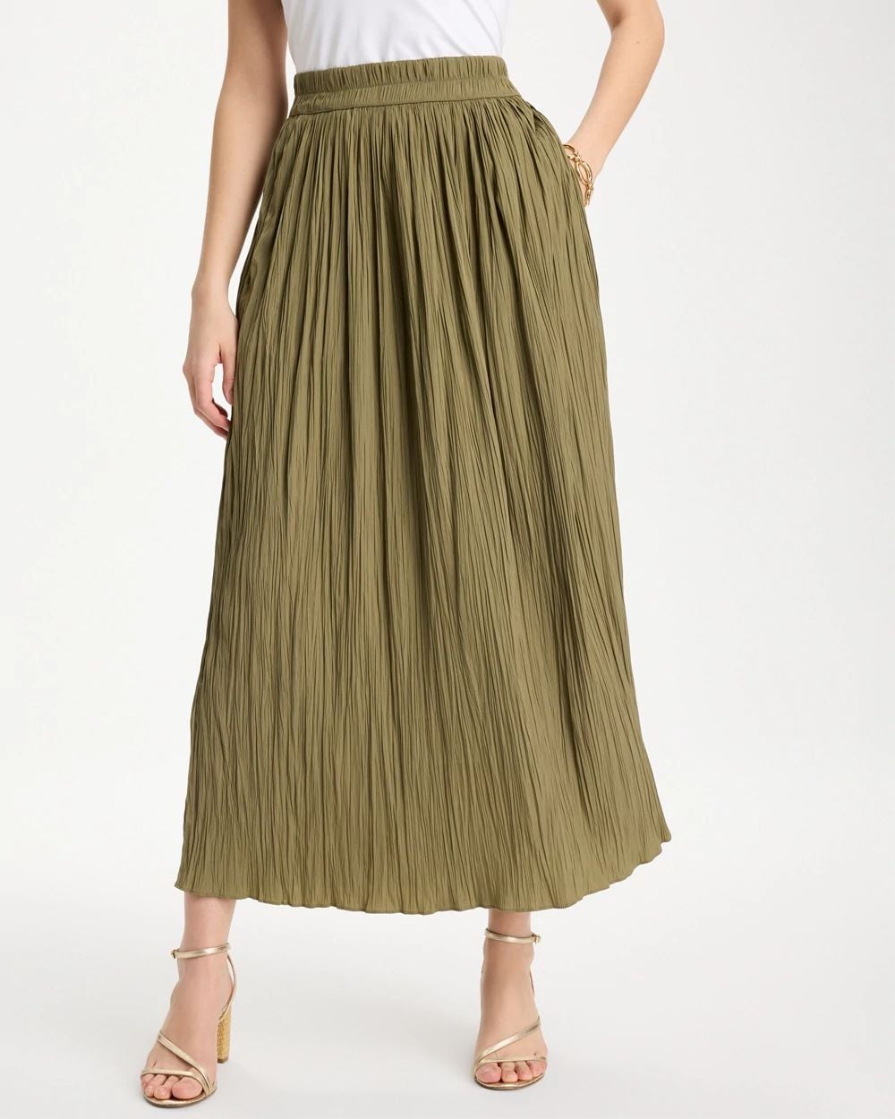 Sea Island Pull-On Maxi Skirt