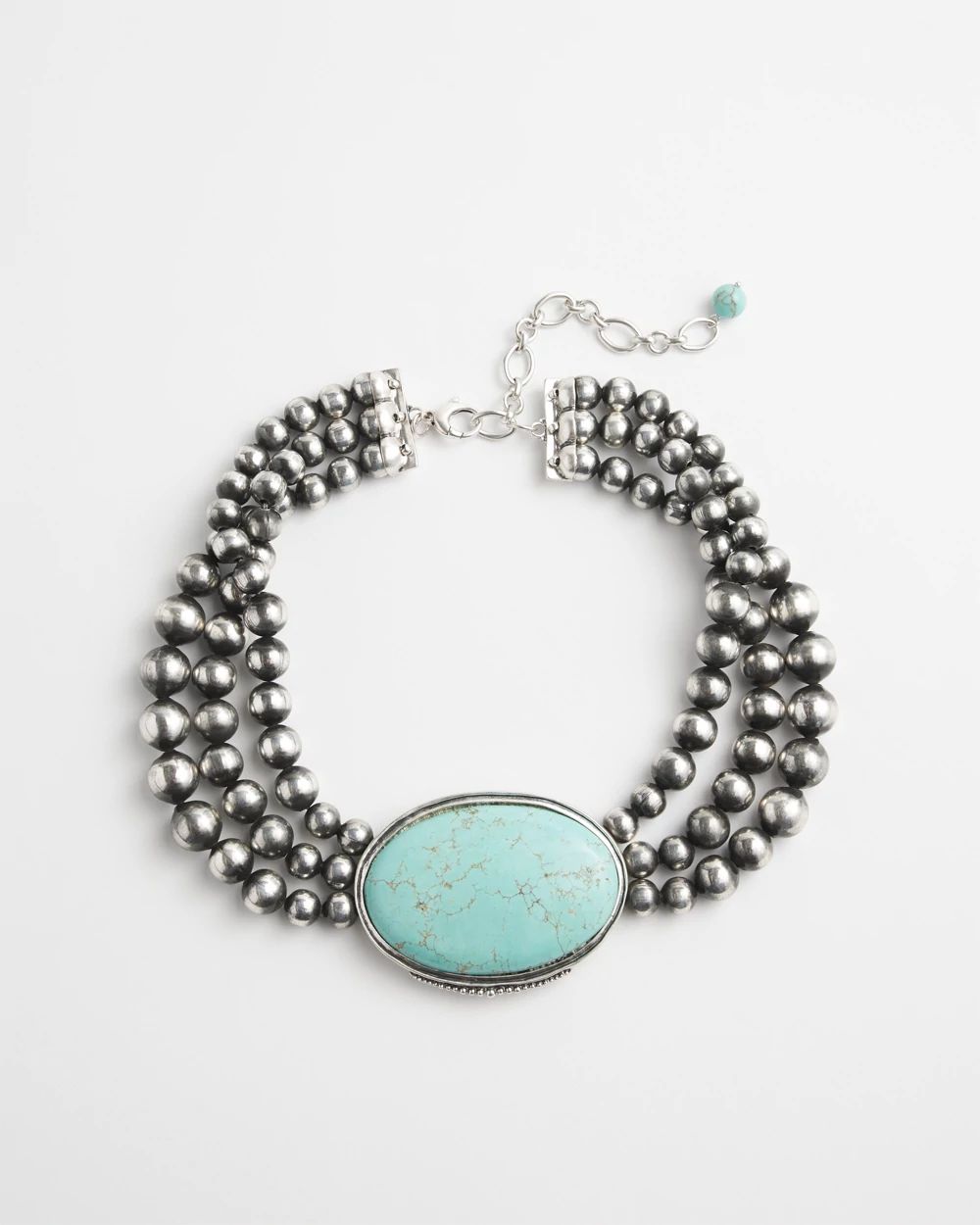 Turquoise Howlite Pendant Necklace