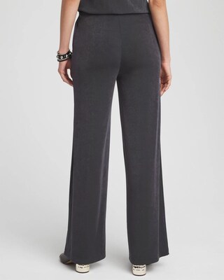 Petite Travelers Wide Leg Pocket Pants click to view larger image.