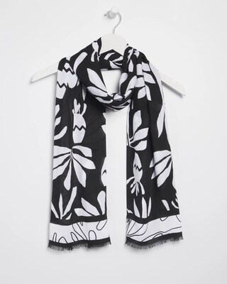 Silk Blend Oblong Scarf
