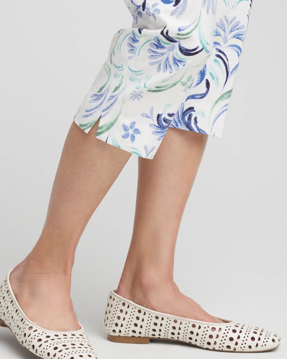 Brigitte™ Slub Capri Pants