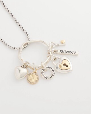 Adjustable Charm Necklace click to view larger image.