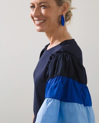 Ombre Tiered Sleeve Tee