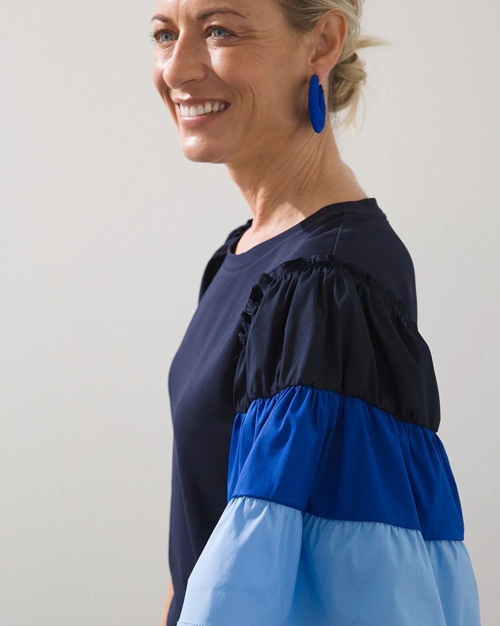 Ombre Tiered Sleeve Tee
