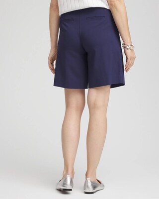 Pull-On Asymmetrical Wrap Skort click to view larger image.